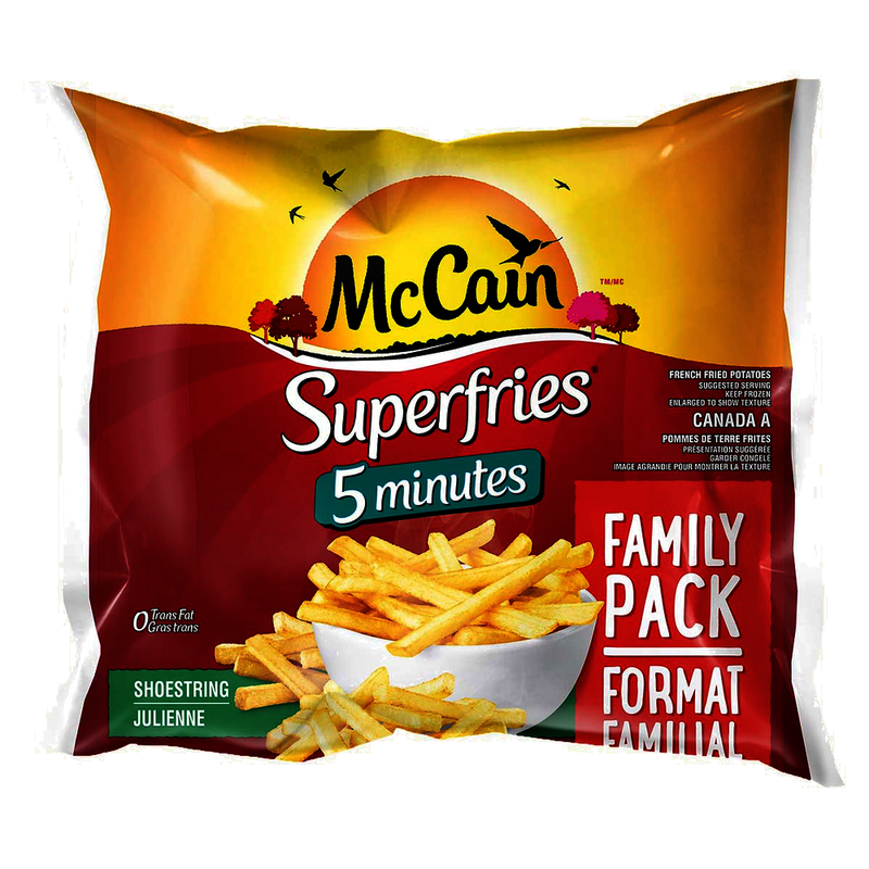 McCain 5 Minute Family Pack Shoestring Superfries, 1 ct