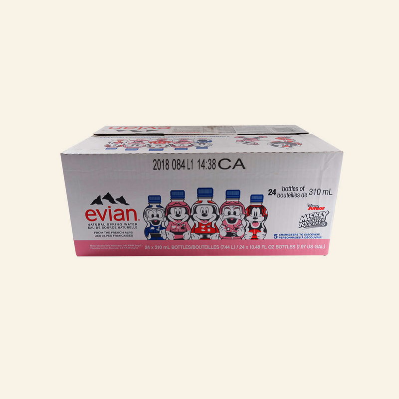 Evian Spring Water, 24 ct