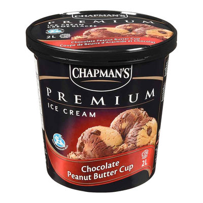 Chapman's Premium Ice Cream Chocolate Peanut Butter Cup, 2 L