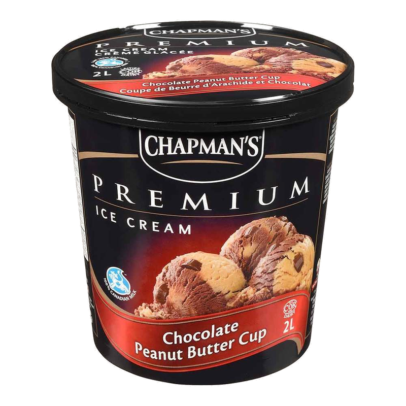 Chapman's Premium Ice Cream Chocolate Peanut Butter Cup, 2 L