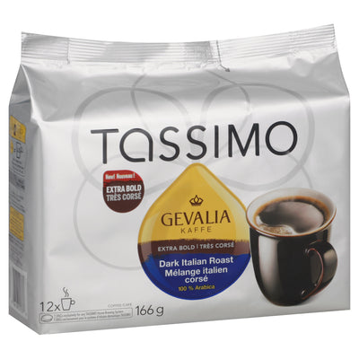 Tassimo Gevalia Kaffe Extra Bold Dark Italian Roast, 166g  (12ct) discs