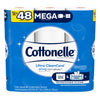 Cottonelle Mega Roll 1-Ply Toilet Paper, 12 rolls