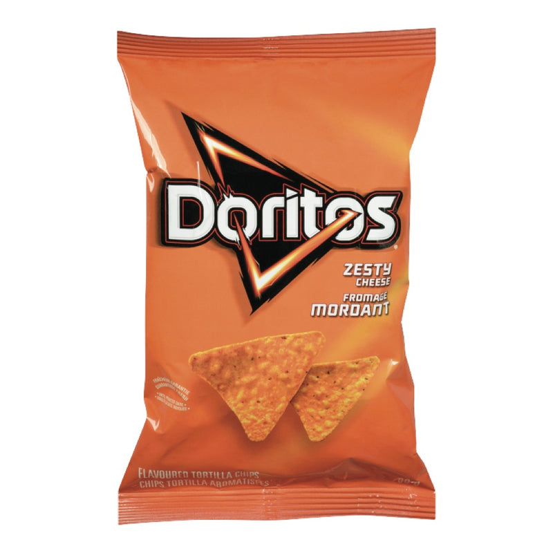 Doritos Zesty Cheese Tortilla Chips, 80 g