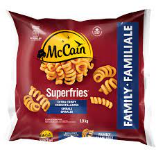 McCain Spiral Family Size Fries, 1.9 kg
