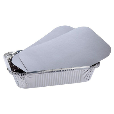Foil Container With Lid, 2 pk