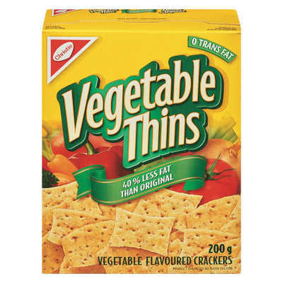 Christie Vegetable Thins Vegetable Flavoured Crackers, 200 g