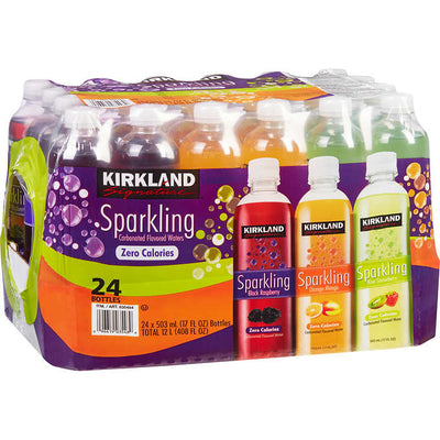 Kirkland Signature Sparkling Water, 24 ct