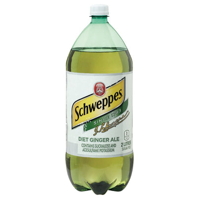 Schweppes Diet Ginger Ale, 2L