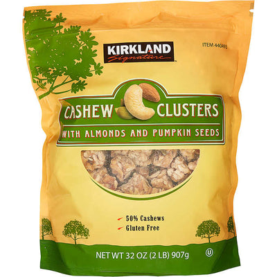 Kirkland Signatrue Cashew Cluster With Almonds And Pumpkin Seeds, 907 g