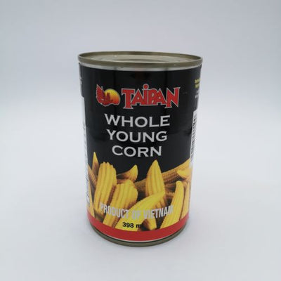 Tairan Whole Young Corn, 398 mg