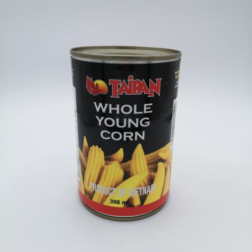 Tairan Whole Young Corn, 398 mg