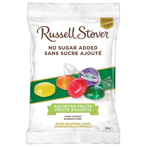 Russell Stover Sugar Free Assorted Fruit Hard Candy, 85 g