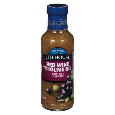 Litehouse Red Wine Vinegar With Olive Oil Dressing & Marinade, 355 mL