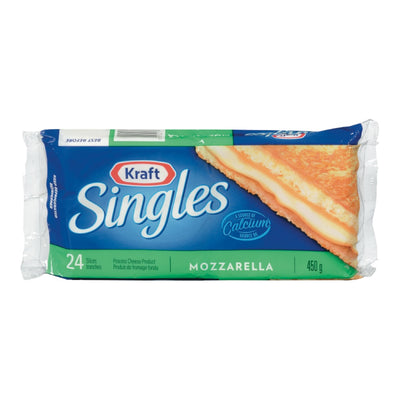 Kraft Singles Mozzarella Cheese Slices, 450g