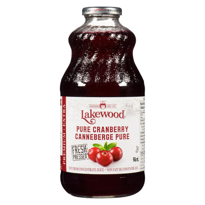 Lakewood Pure Cranberry Juice, 946 mL