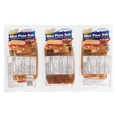 QUALITY MINI PIZZA SUBS, 3 x 136g