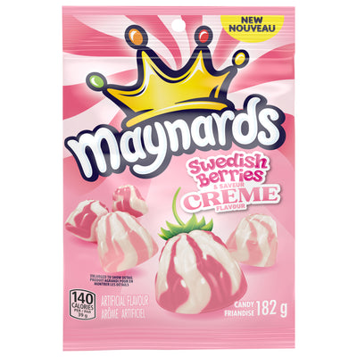 Maynards Swedish Berries & Saveur Creme Flavour Candy, 182 g