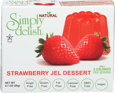 Simply Delish Strawberry Jel Dessert, 20 g