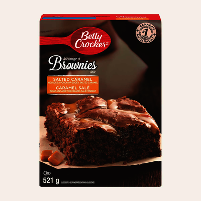 Betty Crocker Salted Caramel Brownie Mix, 521 g