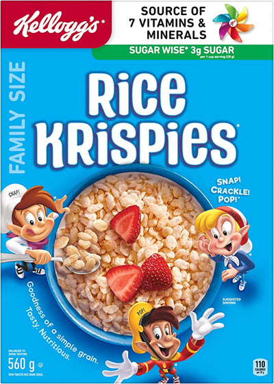 Kellogg's Family Size Rice Krispies, 560 g