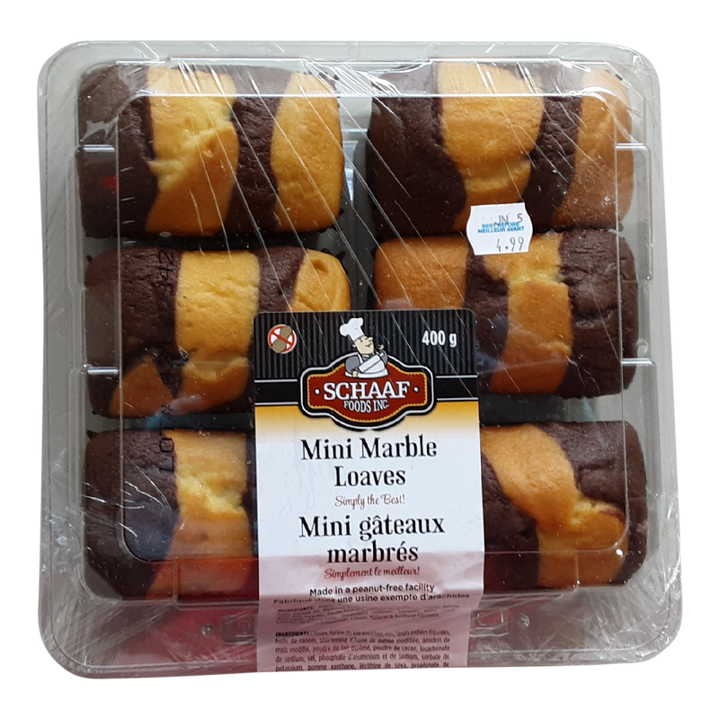 Schaaf Mini Marble Loaves, 6 ct