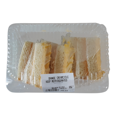 Orange Creamsicle Cake Slices, 3 pcs