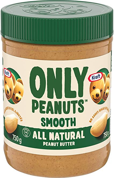 Kraft Peanut Butter All Natural, 750 g