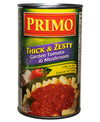 Primo Thick & Zesty Garden Tomato & Mushroom Pasta Sauce, 680 mL