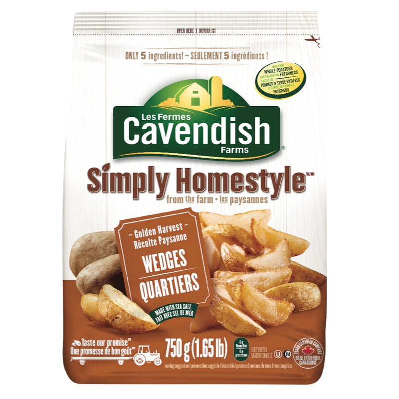 Cavendish Simply Homestyle Wedges, 750 g