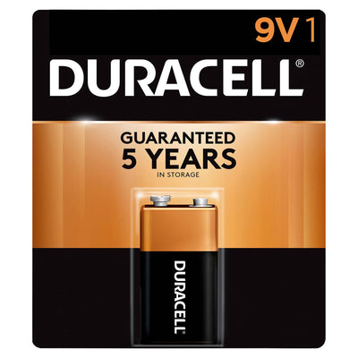 Duracell Alkaline 9V Battery, 1 battery