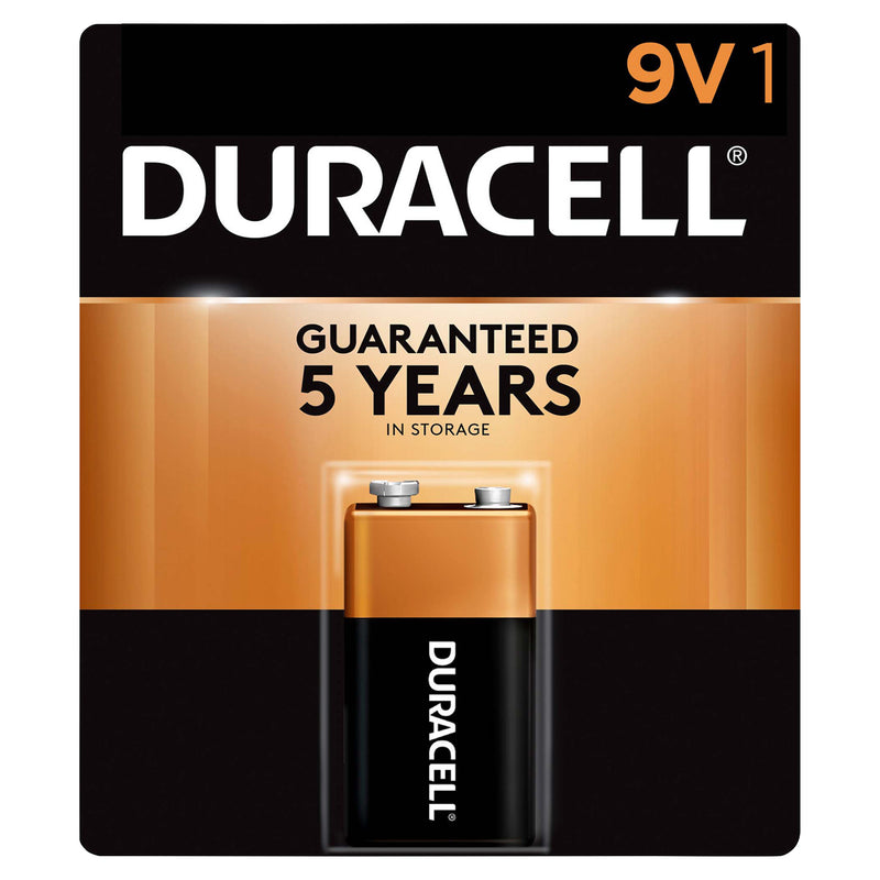 Duracell Alkaline 9V Battery, 1 battery