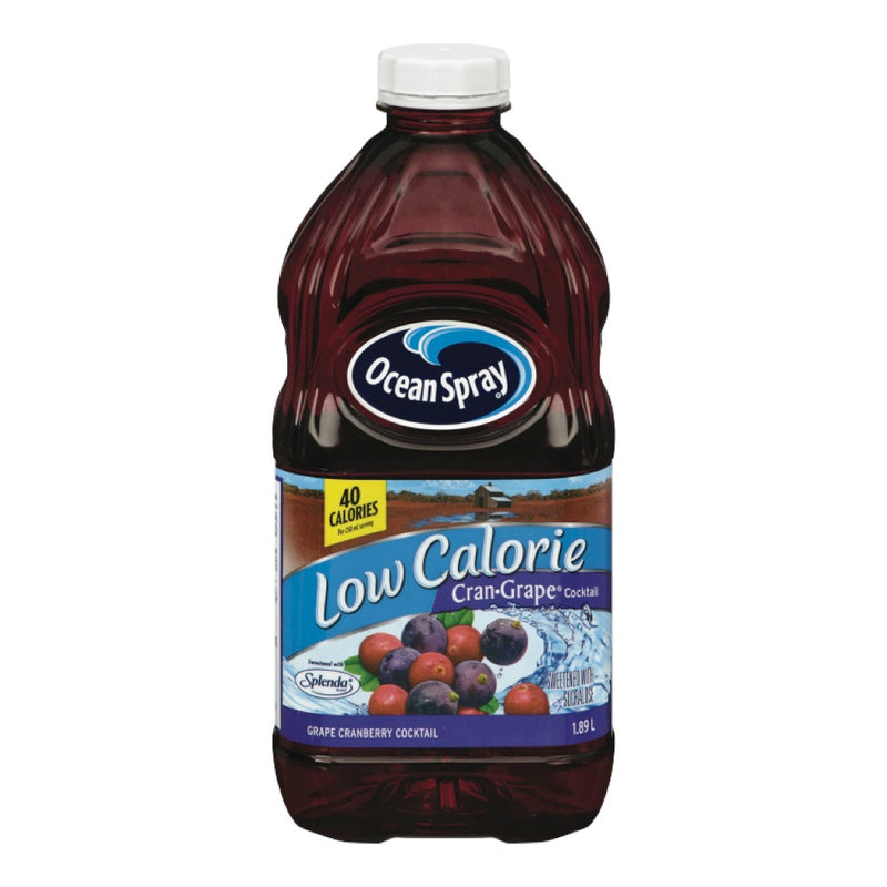 Ocean Spray Low Calorie Cran-Grape Cocktail, 1.89L