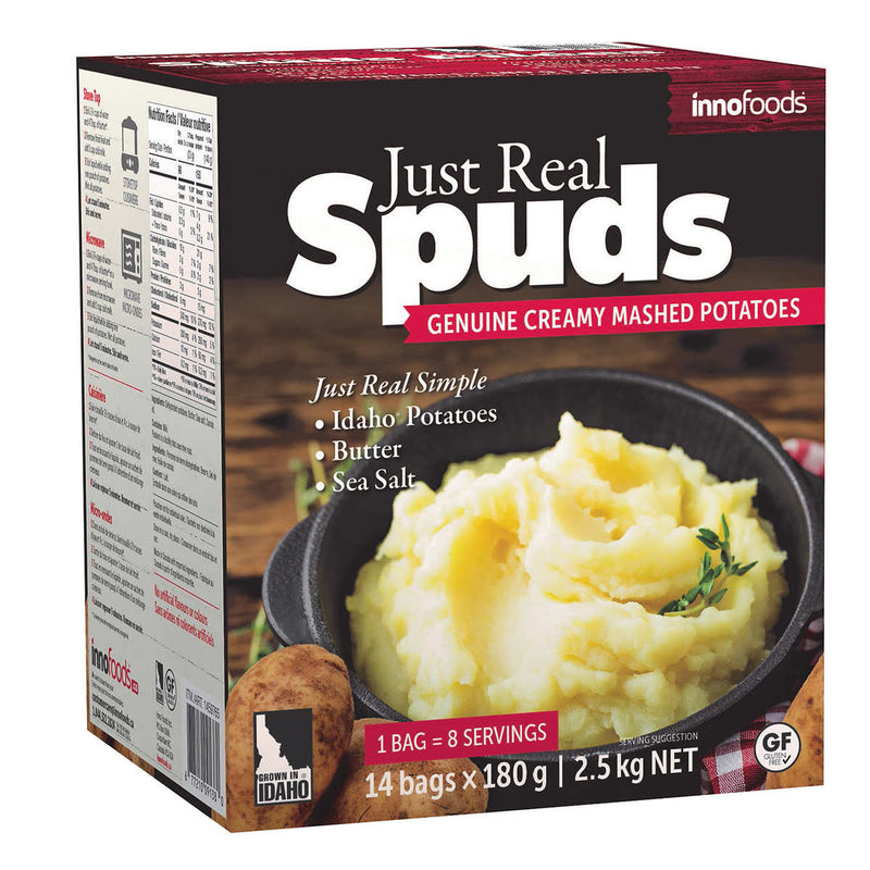 Just Real Spuds Genuine Creamy Mashed Potatoes, 14 ct