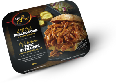 44th Street BBQ Style Pulled Pork, 650 g