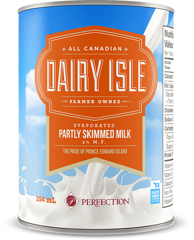 Dairy Isle Evaporated Partly Skimmed Milk, 354 mL