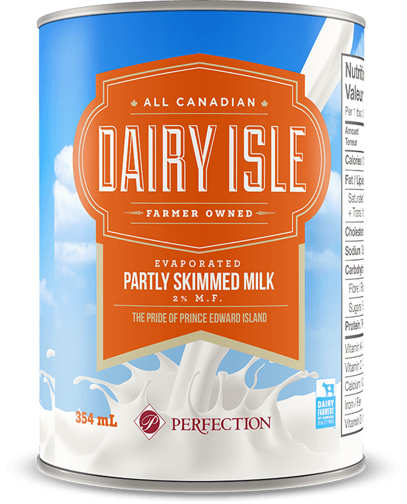 Dairy Isle Evaporated Partly Skimmed Milk, 354 mL