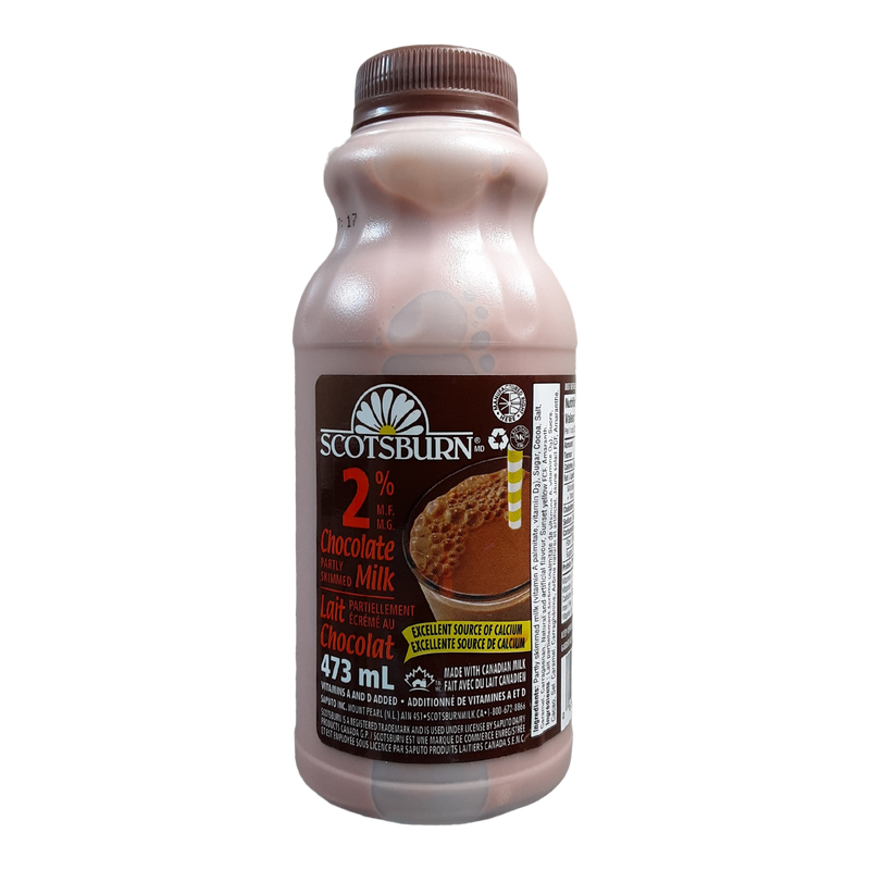 Scotsburn 2% Chocolate Milk, 473mL