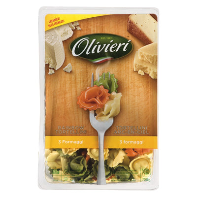 Olivieri 3 Formaggi Rainbow Tortellini, 700 g