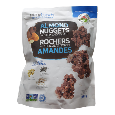 Innofoods Almond Nuggets in Dark Chocolate