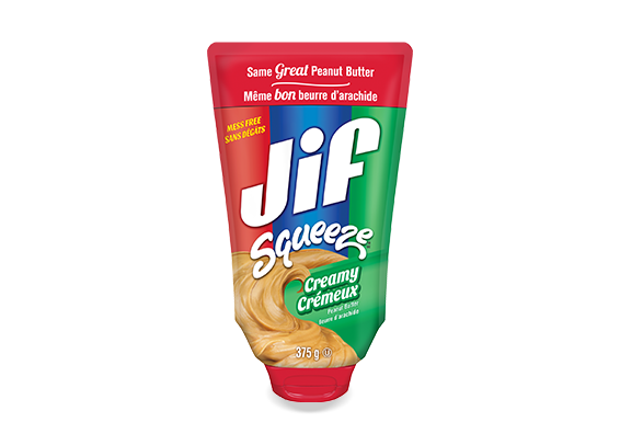 Jif Squeeze Peanut Butter, 375g