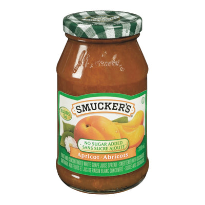 Smucker's No Sugar Added Apricot Jam, 310 mL