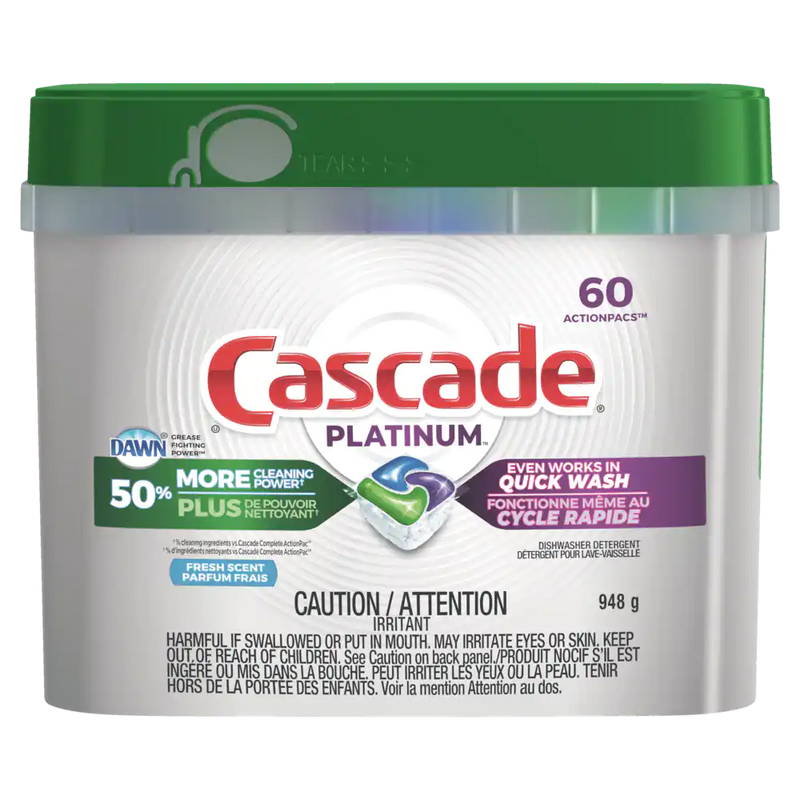 Cascae Platinum Actionpacs, 60 ct