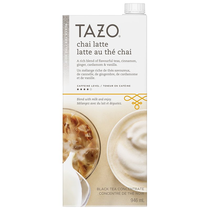 TAZO Chai Latte Black Tea Concentrate, 946 mL