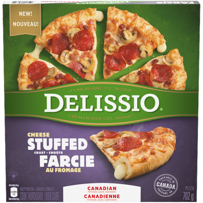Delissio Cheese Stuffed Canadian, 702 g