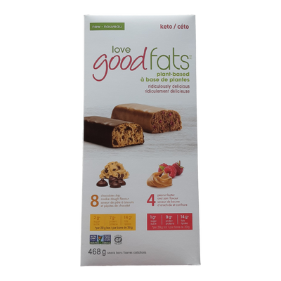 Love Good Fats Keto Bars, 12 ct