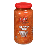 STRUBS HOT PEPPER RELISH, 375 mL