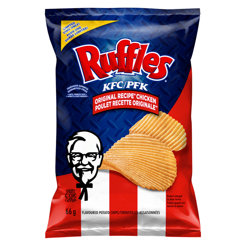 Ruffles KFC Flavoured Potato Chips, 66 g