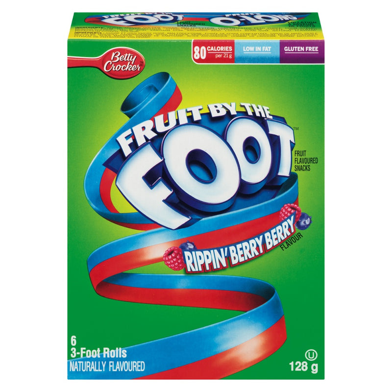 Fruit By The Foot Rippin' Berry Candy Rolls, 128 g
