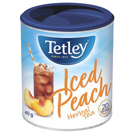 Tetley Iced Peach Herbal Tea, 40 g