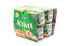 Danone Activia Fiber Strawberry/Peach, 8 x 100g